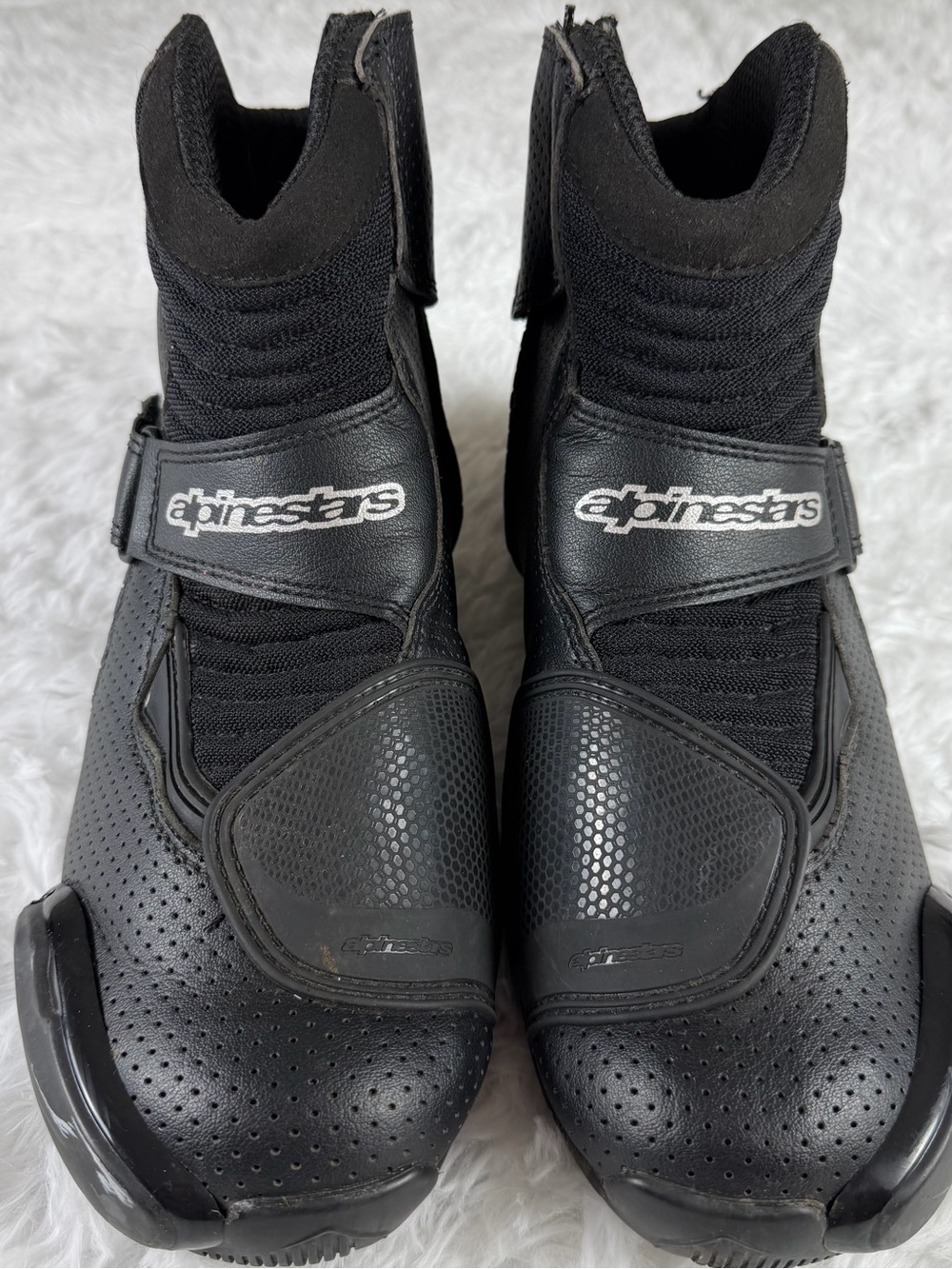 Alpinestars SMX-1 R Vented v2 Motorcycle Boots All Black Men’s 11.5 EUR 46 Moto - Picture 4 of 15